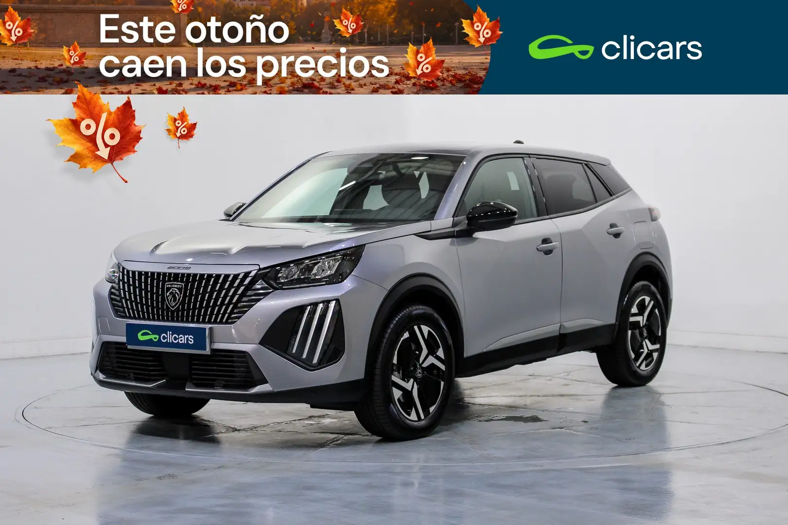 Peugeot 2008 Hybrid 136 Allure eDCS6 Gris - 1