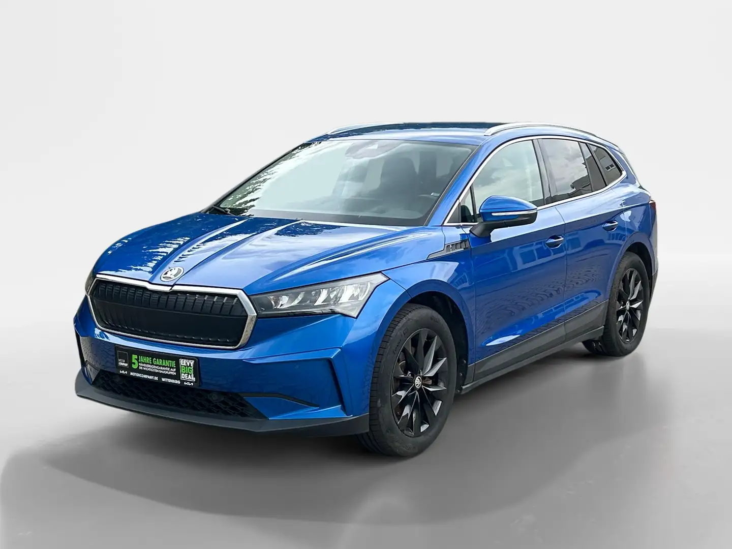 Skoda Enyaq 80 Loft LM LED KeyLess AkustikGlas Leder Blau - 2