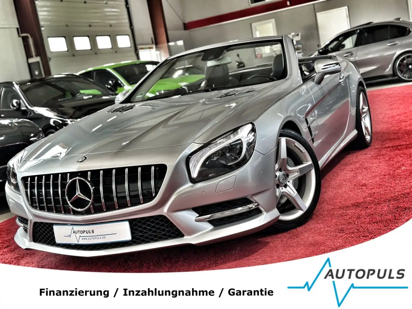 Mercedes-Benz SL 350 *AMG*NAVI*SITZH*LEDER* Argent - 1