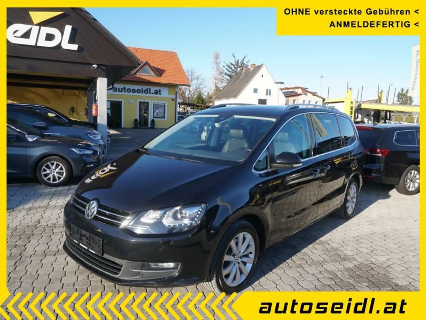 Volkswagen Sharan Business+ 1,4 TSI DSG *NAVI+XENON* Schwarz - 1