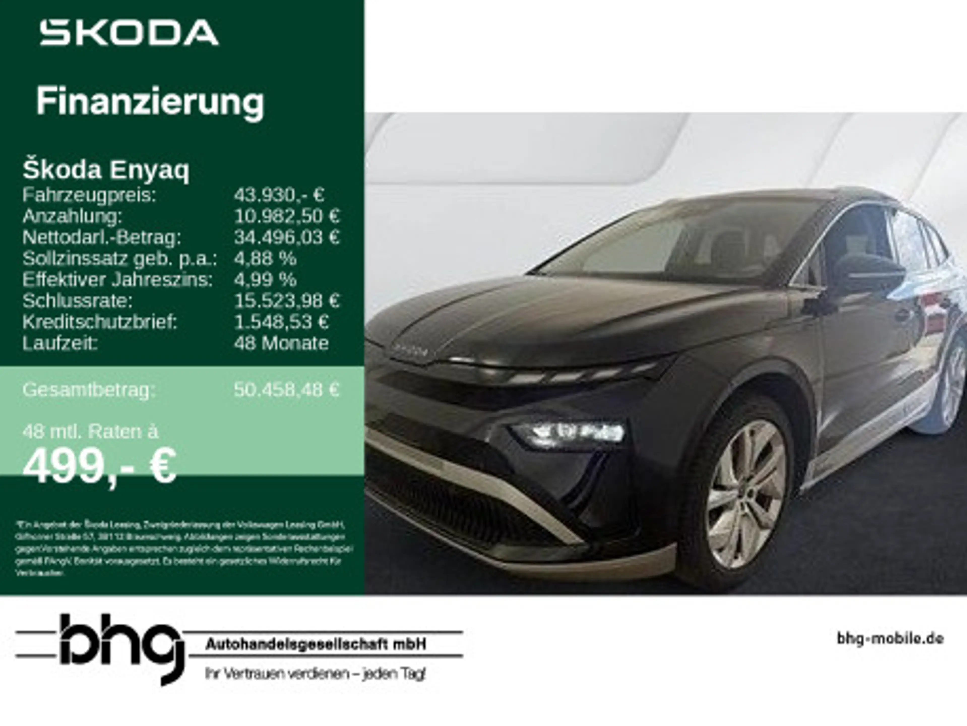 Skoda Enyaq 85 Loft AHK Navi ACC Kamera PDC Matrix-Bea