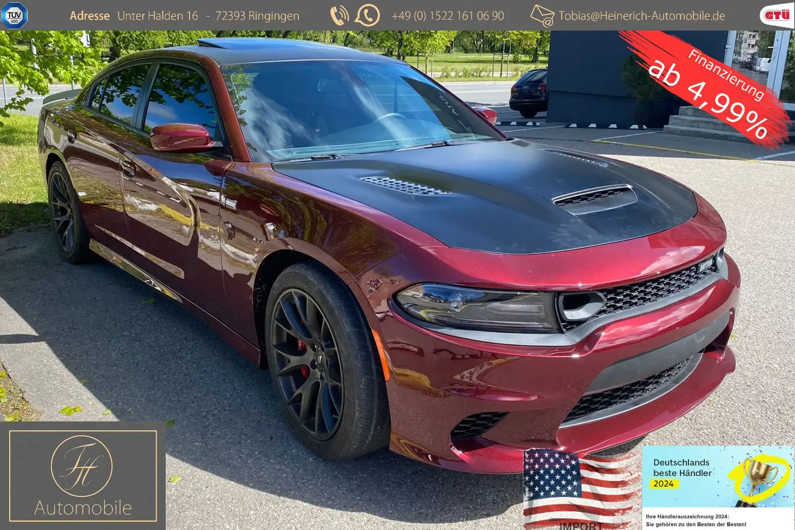 Dodge Charger *6.4 Hemi*DAYTONA*Navi*Alpine*Sitzklima Rosso - 1