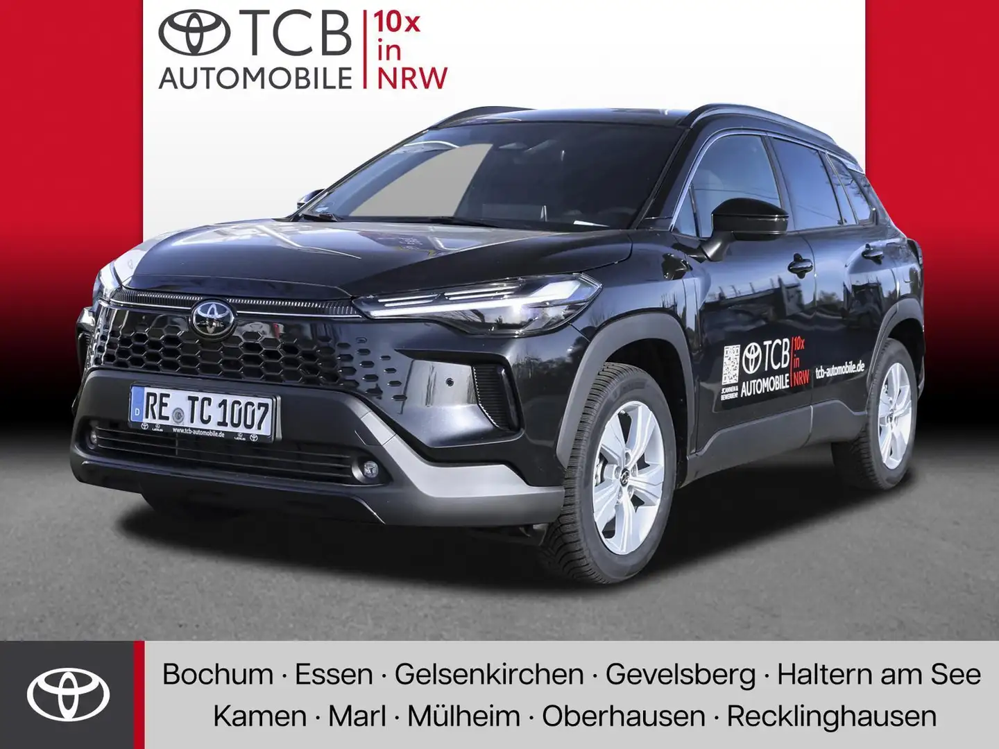 Toyota Corolla Cross 2.0 Hybrid Teamplayer NAVI SHZ ALU BT ANDROID APPLE Noir - 1