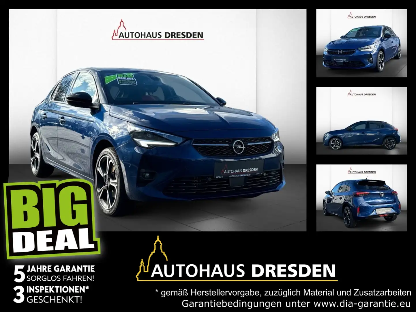 Opel Corsa F 1.2 Turbo GS Line *Matrix-LED*DAB*KAM* Bleu - 1