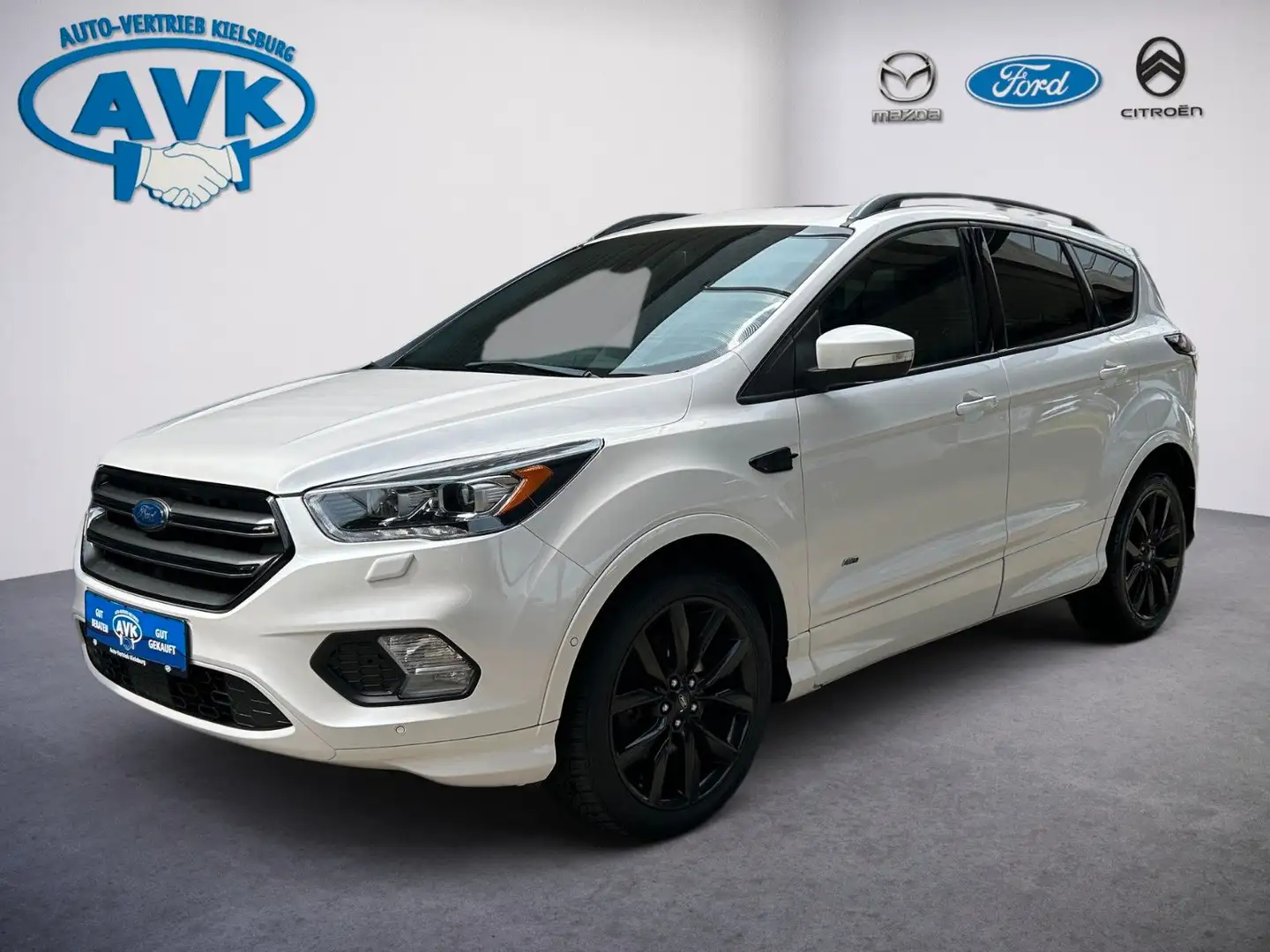 Ford Kuga ST-Line AWD, Autom. mit AHK 2100KG Weiß - 2