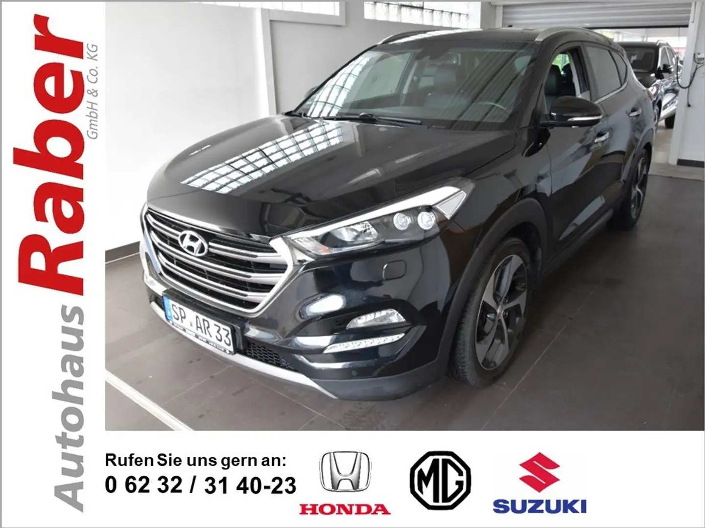 Hyundai TUCSON Premium 4WD/Leder/Navi/LED/4xSHZ/AHK Noir - 1