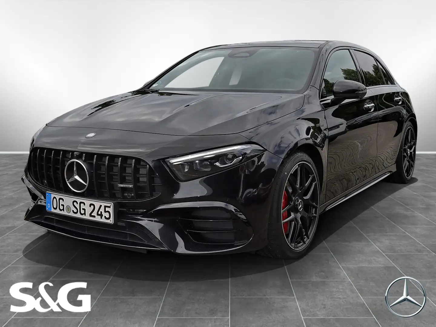 Mercedes-Benz A 45 AMG S 4M+ AMG HUD+360°+M-LED+Distronic+Pano Zwart - 1