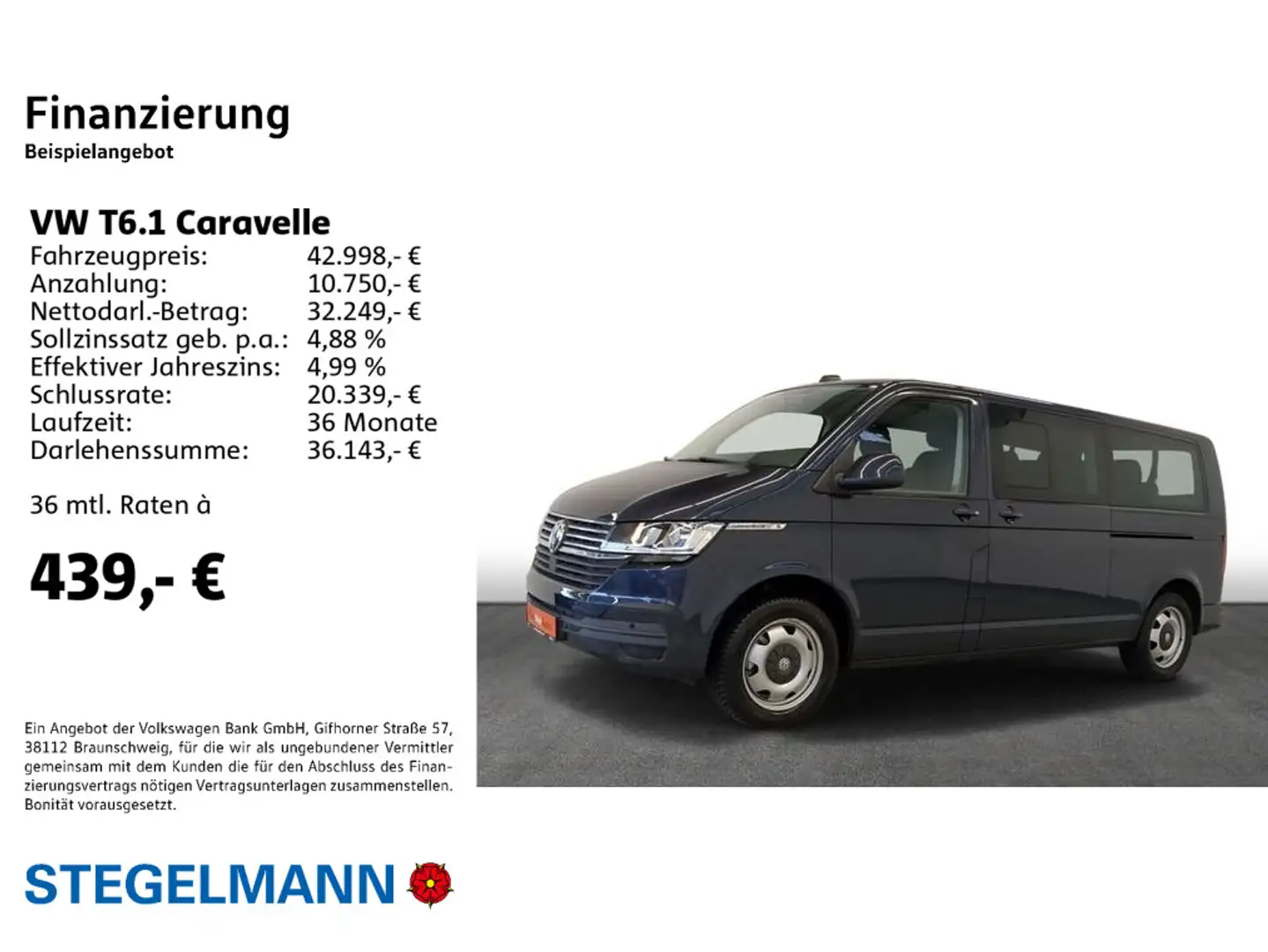 Volkswagen T6.1 Caravelle LR DSG Comfortline Albastru - 2