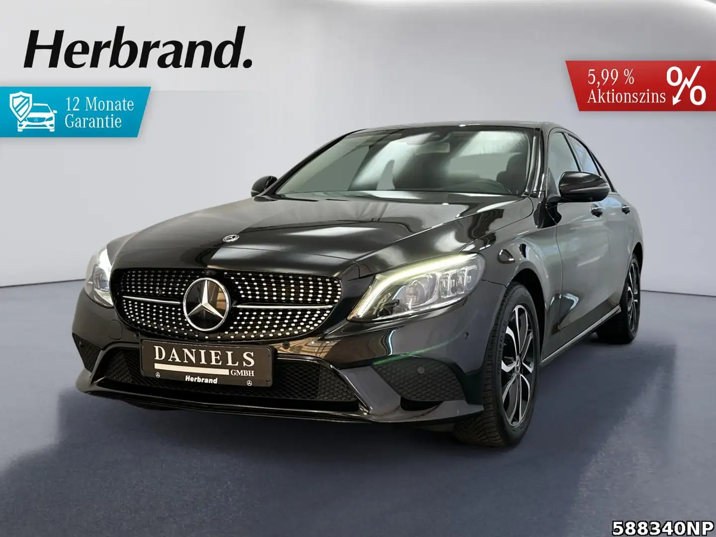 Mercedes-Benz C 200 Avantgarde Head-Up Carplay NightPa Multib. Schwarz - 1