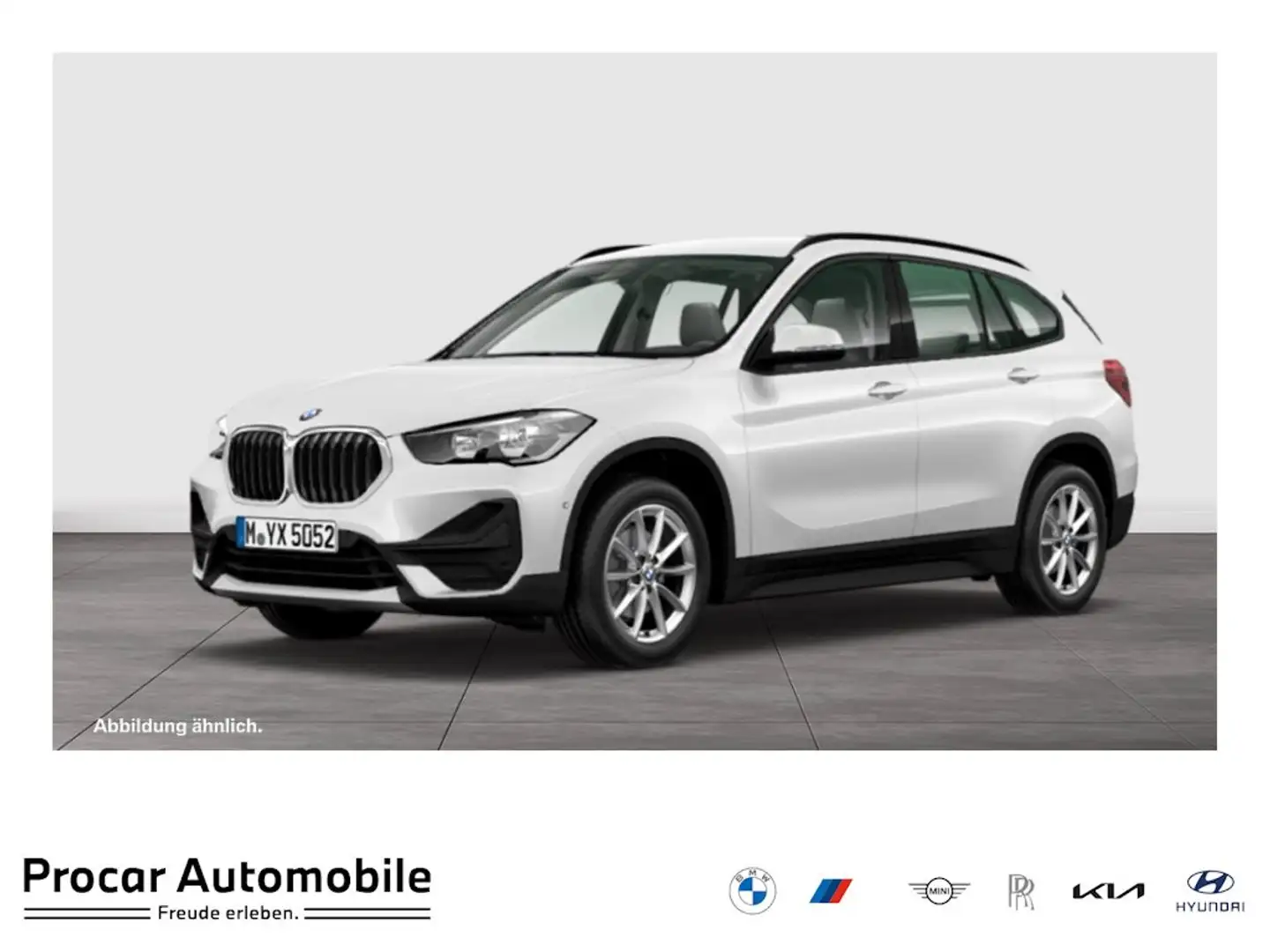 BMW X1 sDrive18d A AHK RFK NAVI PDC V+H DAB Klima Weiß - 1