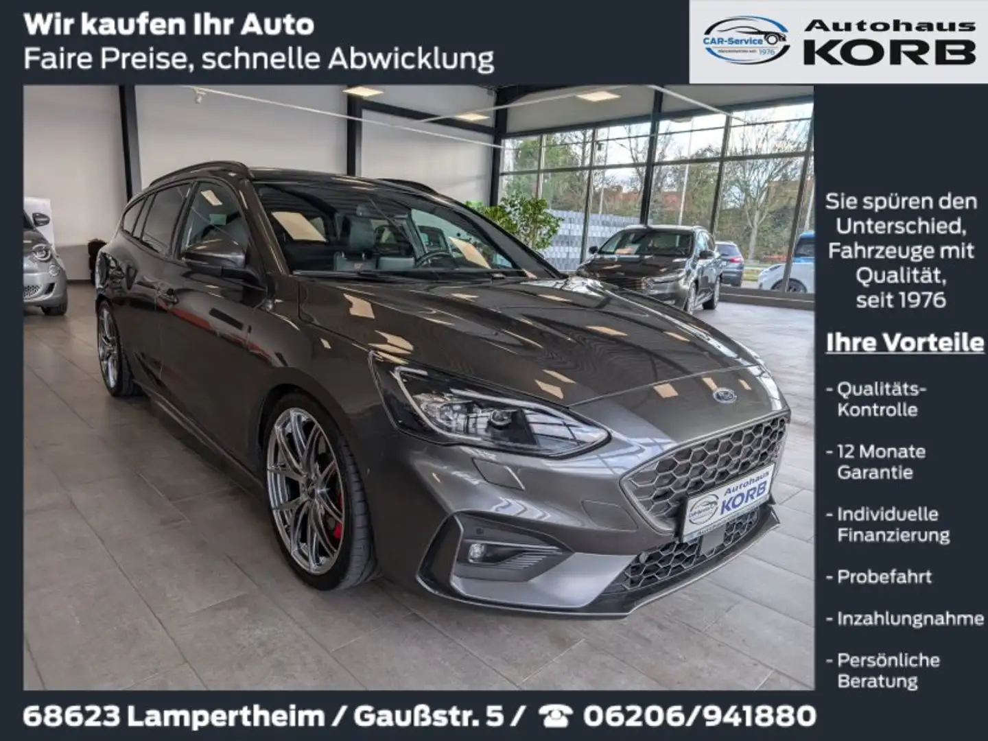 Ford Focus Focus Turnier Turnier ST 2.3 EcoBoost, Garantie Gris - 1