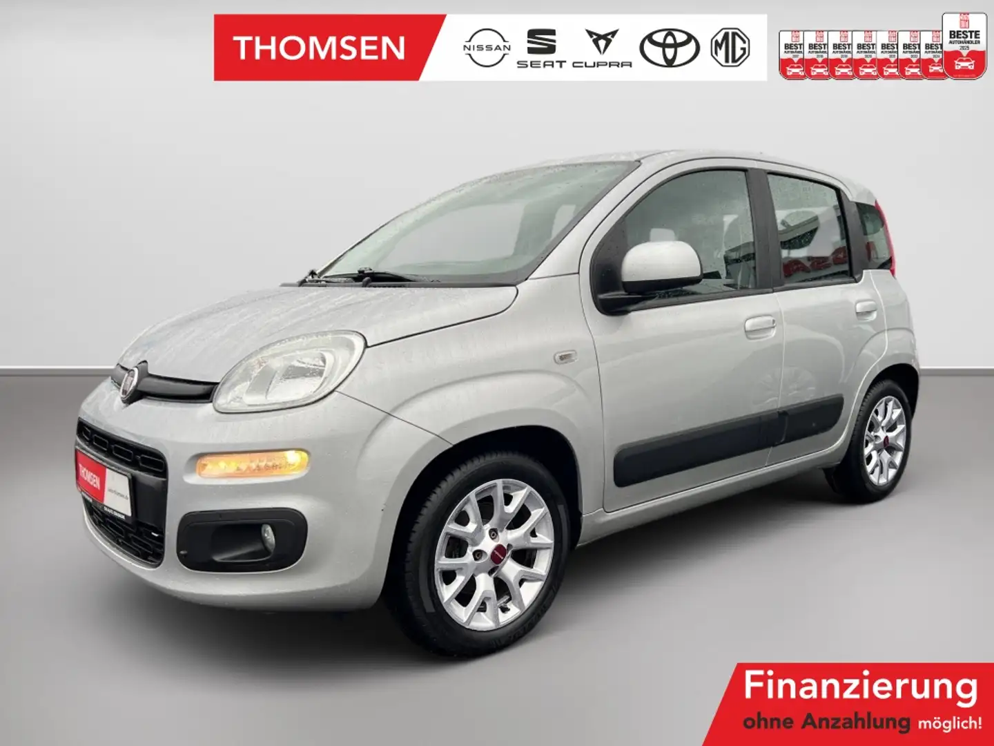 Fiat New Panda Lounge 1.2 8V 51kW PDC+DAB+Klima Grijs - 1