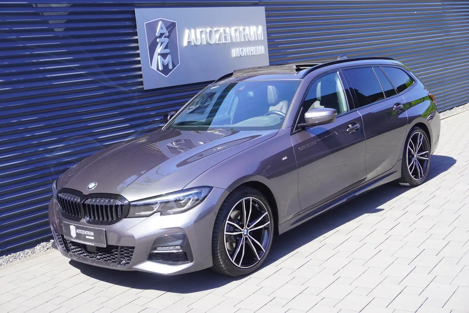 BMW 320 i M-SPORTPAKET|SHADOW|LASER|PANORAMA|KAMERA| Grau - 2