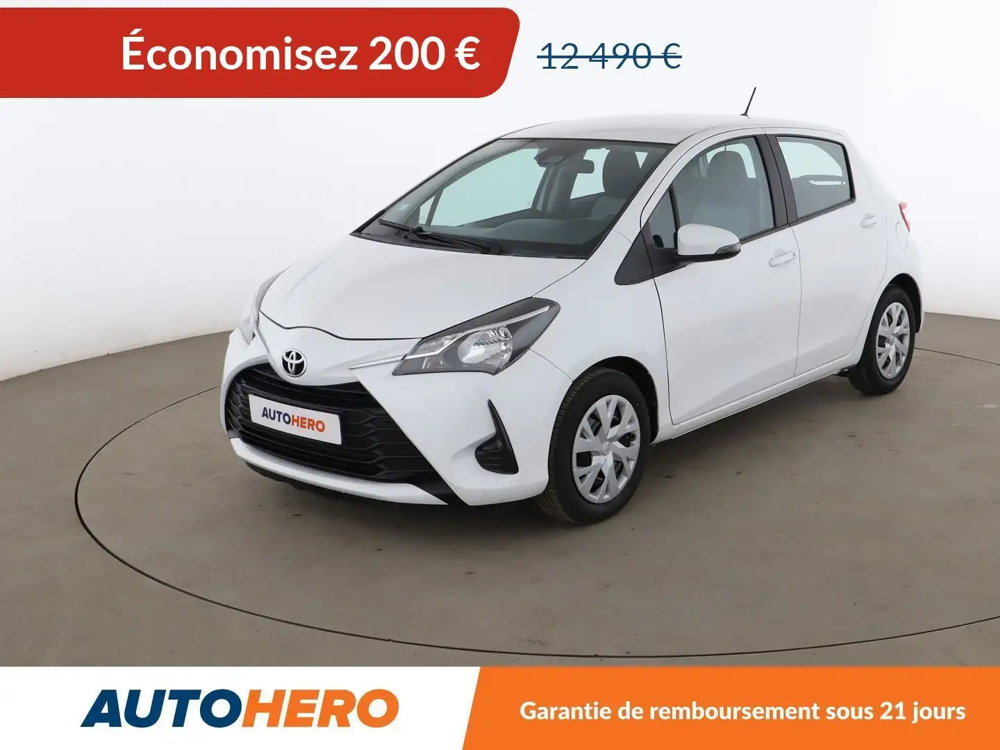 Toyota Yaris 1.0 VVT-i France Blanc - 1