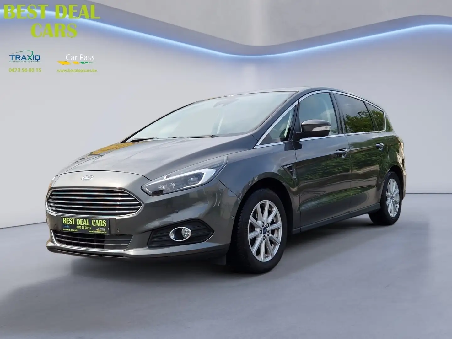 Ford S-Max 1.5 EcoBoost Titanium 1 Jaar/Ans Garantie! Gris - 1