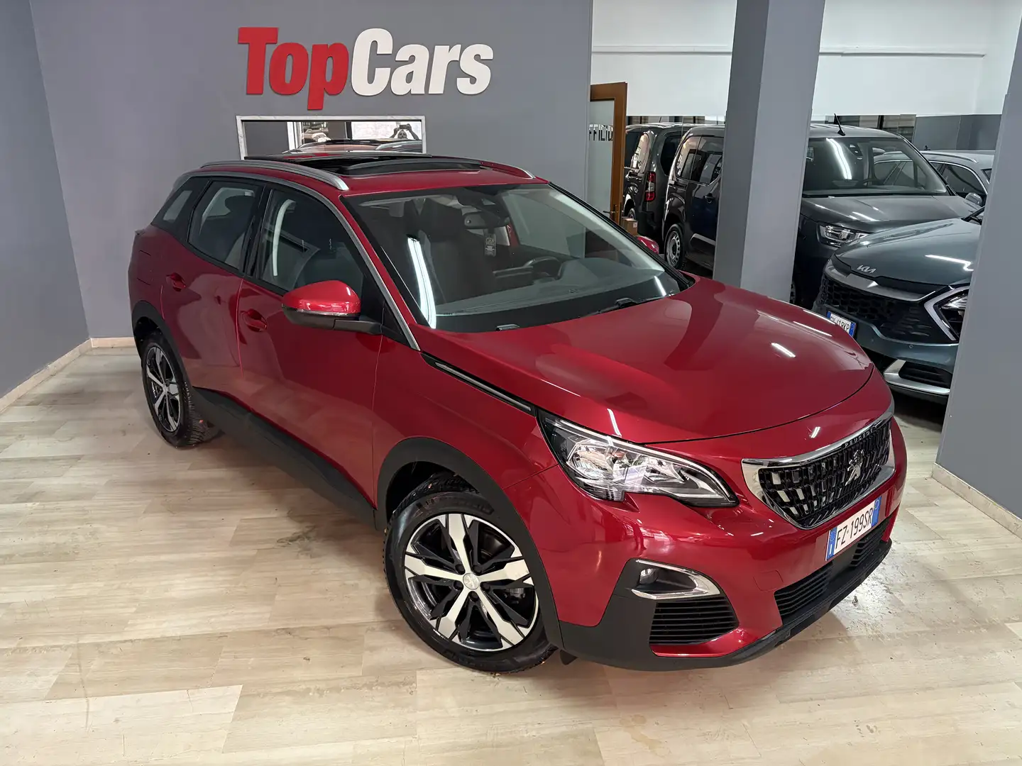 Peugeot 3008 1.5 bluehdi 130cv * tetto panoramico Rouge - 2
