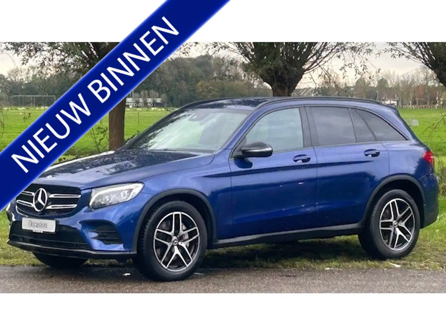 Mercedes-Benz GLC 250 4MATIC AMG-LINE 1E EIGENAAR!! NAVIGATIE COMAND, LE Blauw - 1