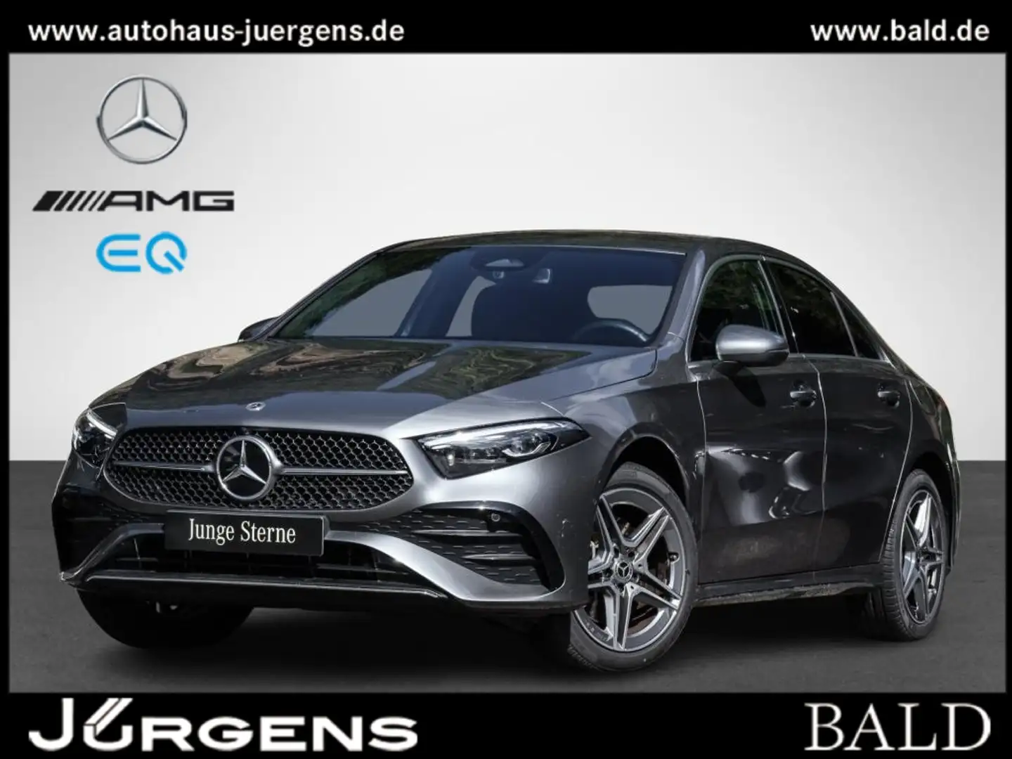 Mercedes-Benz A 250 e Limo AMG-Sport/AHK/Totw/Distr/MBeam/Keyl Gris - 1