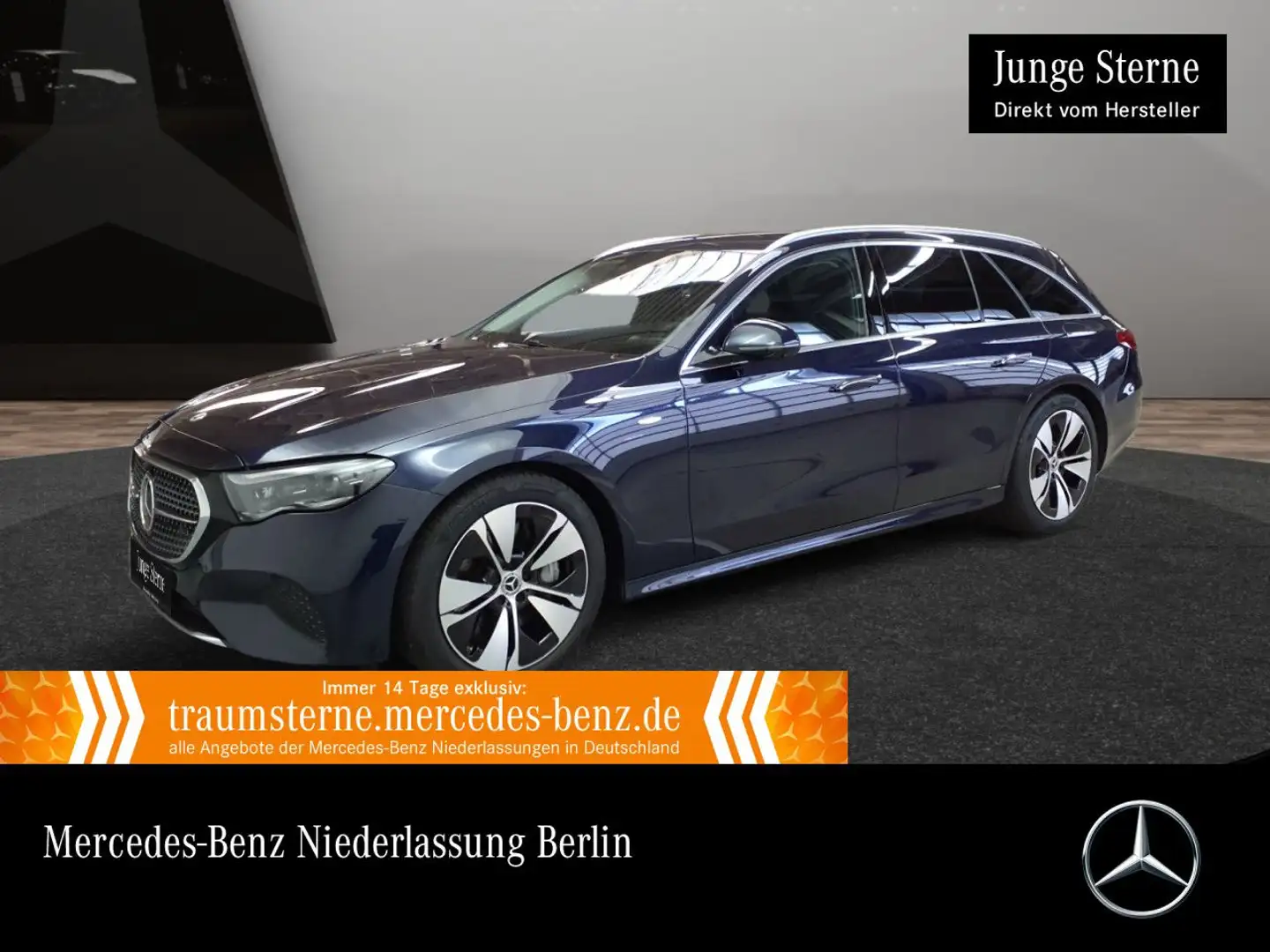 Mercedes-Benz E 300 e T Hybrid Avantgarde Fahrass 360° Burmester Blu/Azzurro - 1