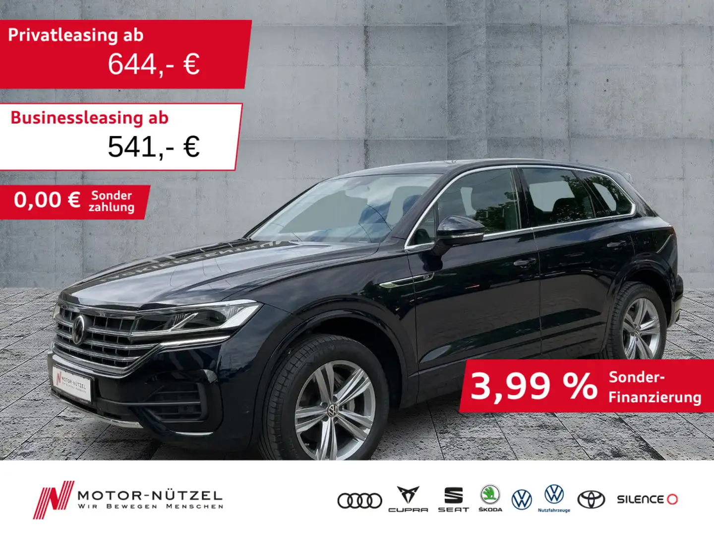 Volkswagen Touareg 3.0TDI 4M R-LINE LED+NAVI+ACC+SHZ+KAMERA Blau - 1