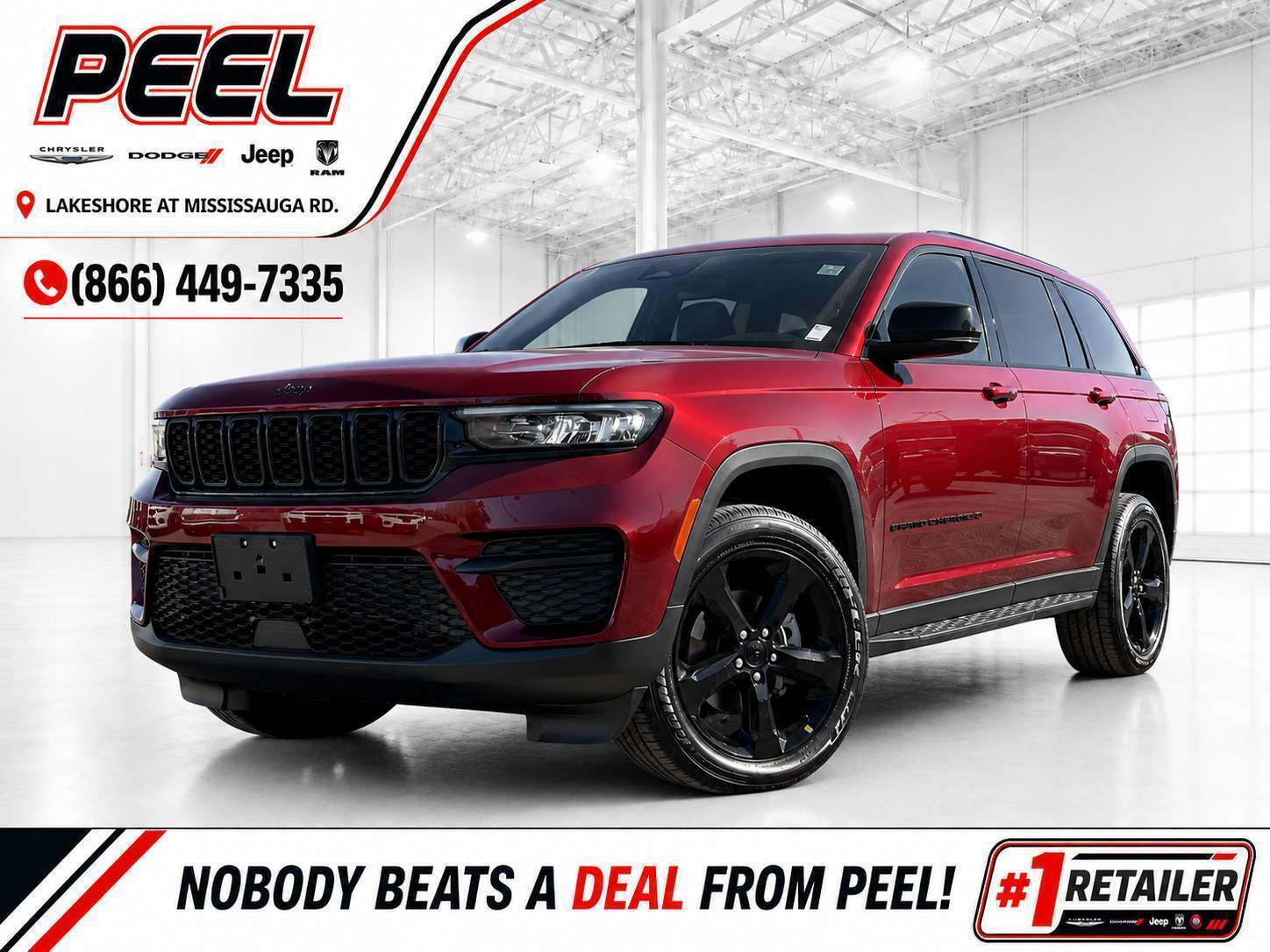 Red 2025 Jeep Grand Cherokee SUV / Crossover Four-Wheel Drive Automatic