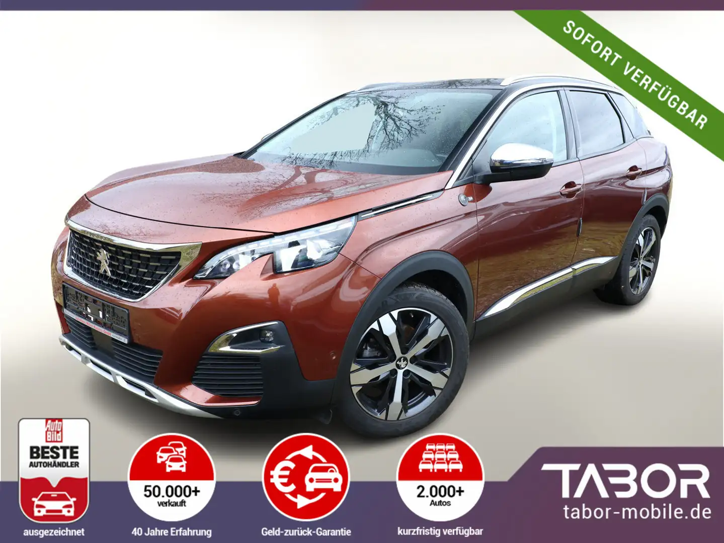 Peugeot 3008 1.5 BlueHDi 130 Crossway NAV LED KeyL Braun - 1