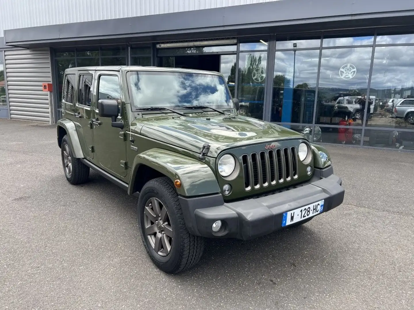 Jeep Wrangler JKU 2.8 L CRD 200 CV BVA 75 ème Anniversaire Vert - 2
