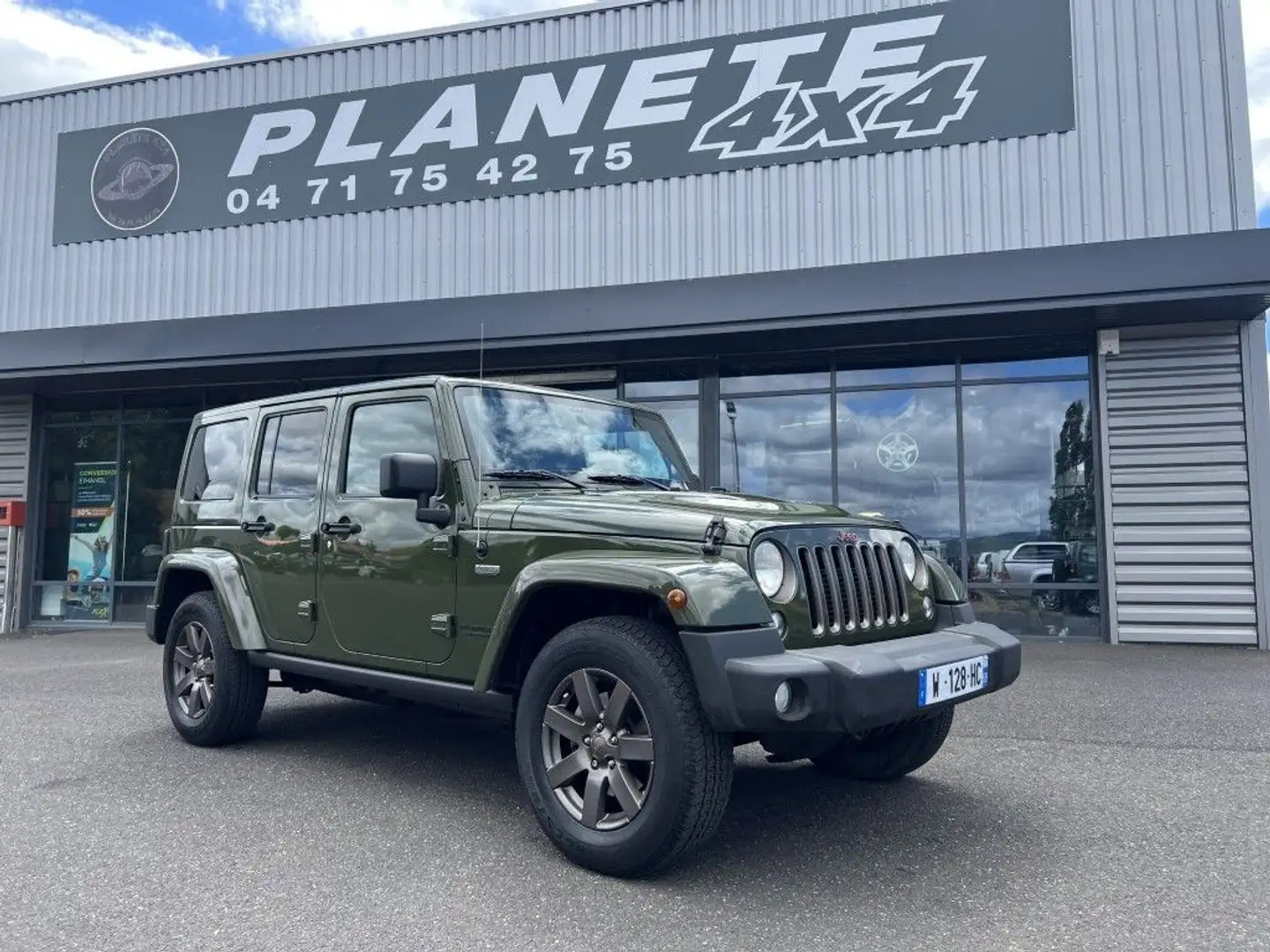 Jeep Wrangler JKU 2.8 L CRD 200 CV BVA 75 ème Anniversaire Vert - 1