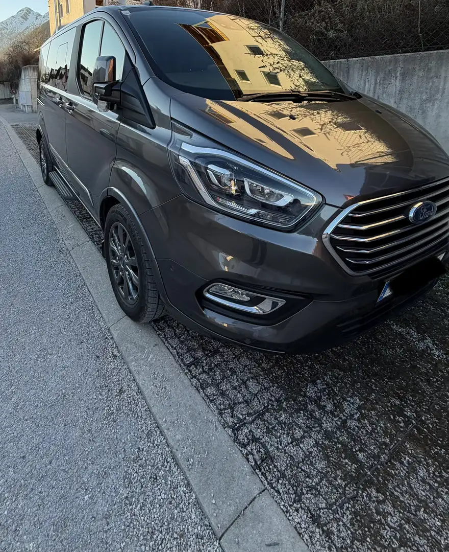 Ford Tourneo Custom L1 Titanium-X Aut. / Gepflegter Bus Grau - 1