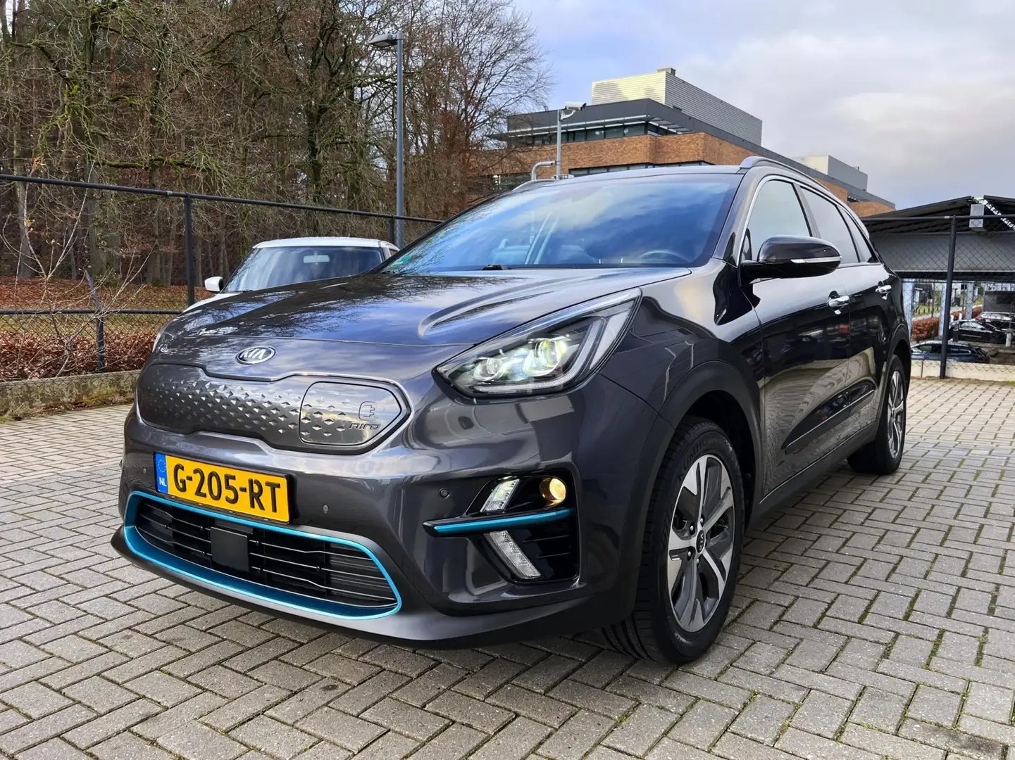 Kia e-Niro ExecutiveLine 64 kWh Navigatie - Stuur-/Stoelverwa Gris - 2