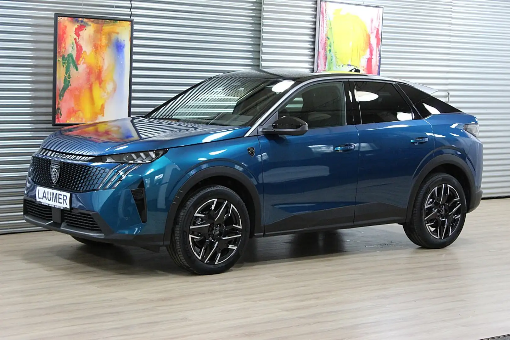 Peugeot 3008 Hybrid 136 E-DCS6 GT Aut. Blau - 1