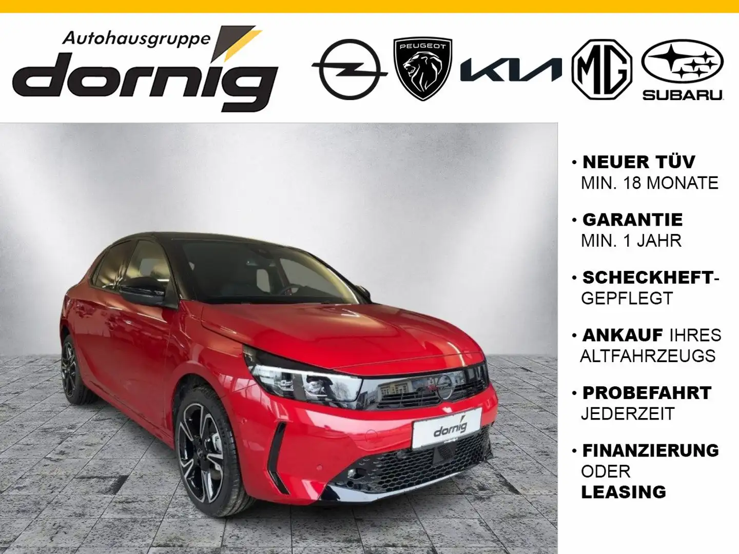 Opel Corsa F GS Navi Tech+Komfortpaket Rot - 1