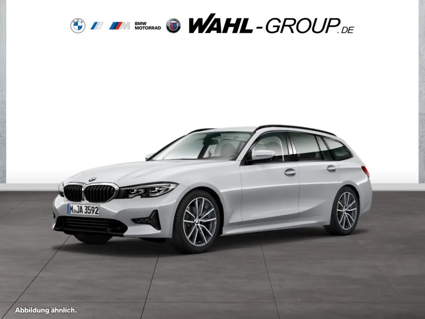 BMW 320 d xDrive TOURING SPORT LINE LC PROF HUD ALARM KOMF Plateado - 1