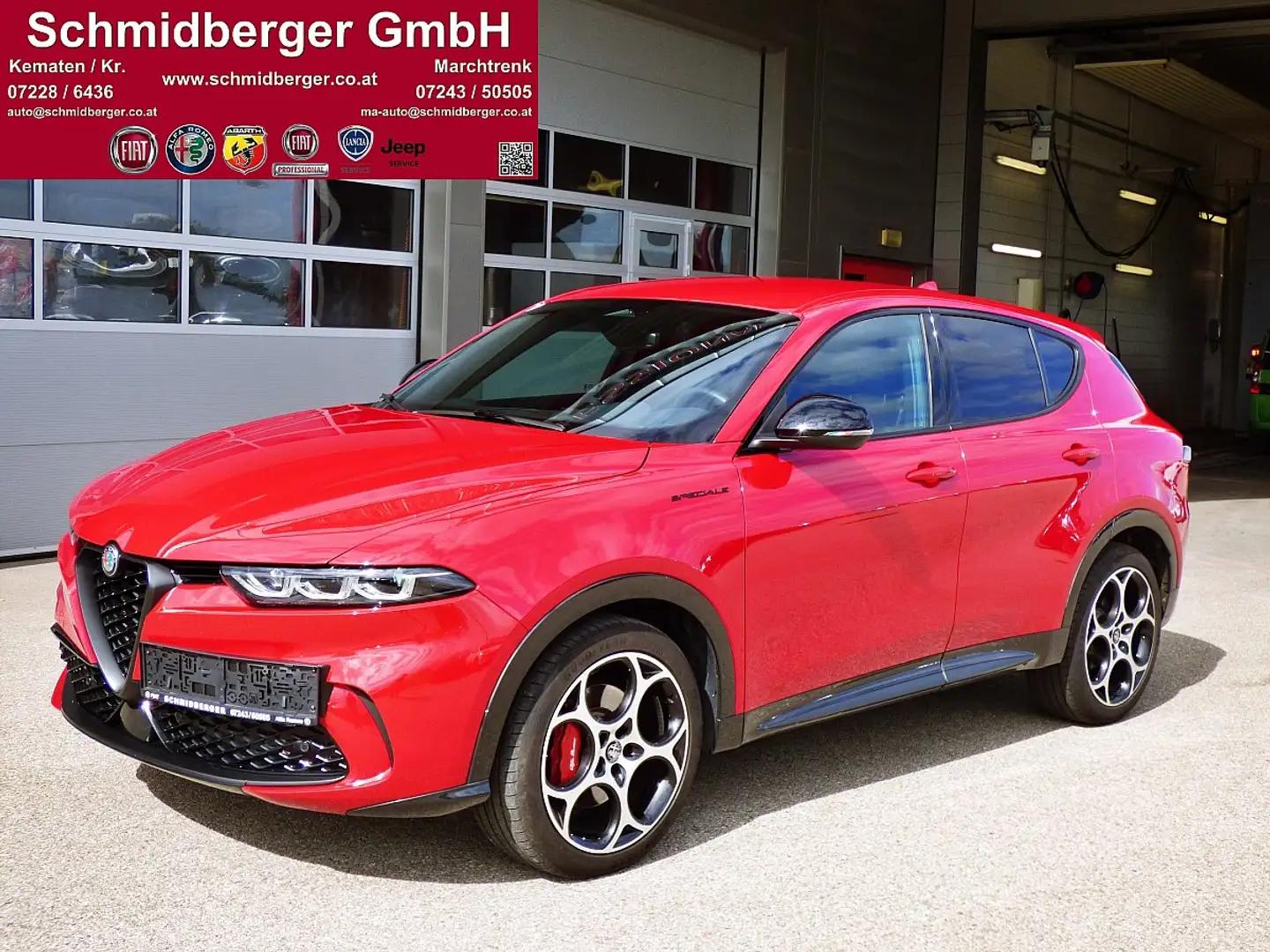 Alfa Romeo Tonale Edizione Speciale 1.5 T4 48V MHEV VGT DCT 8-fac... Rouge - 1