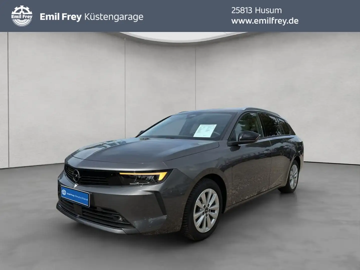 Opel Astra Sports Tourer 1.2 Turbo Automatik Elegance Grijs - 1