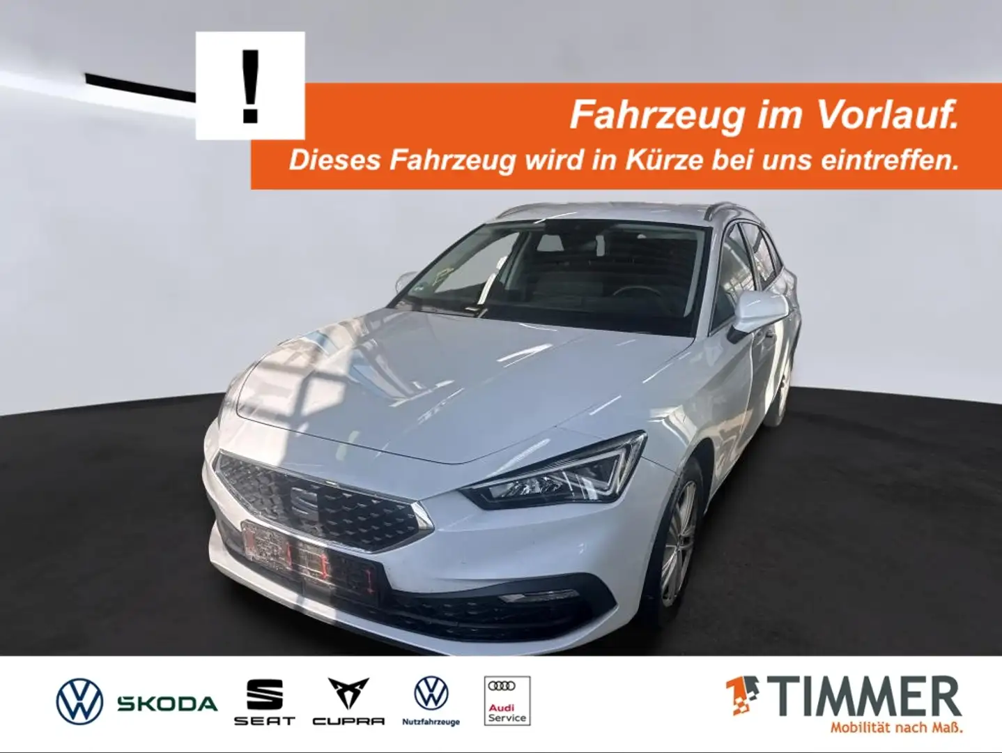 SEAT Leon ST 2.0 TDI DSG XCELLENCE +LED +RKAM +STHZG +ACC + Blanc - 1