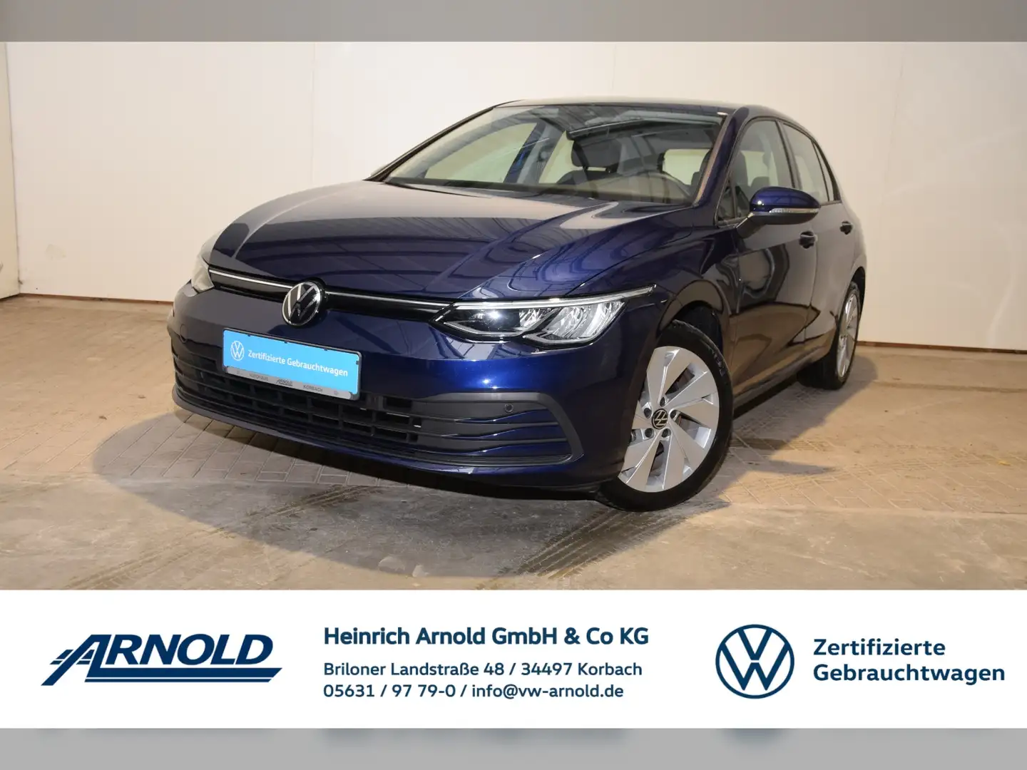 Volkswagen Golf VIII TSI Life Travel-Assist, Rear View Azul - 1