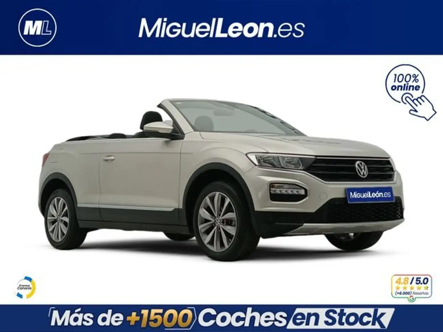 Volkswagen T-Roc Cabrio 1.0 TSI 85kW (115cv) Manual 6 vel Beige - 2