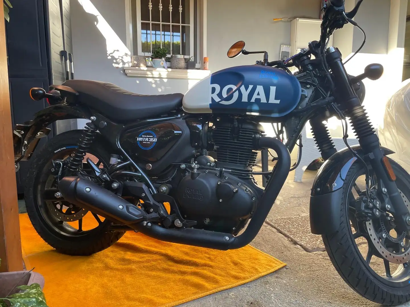 Royal Enfield HNTR350 colore rebel blue Bleu - 2