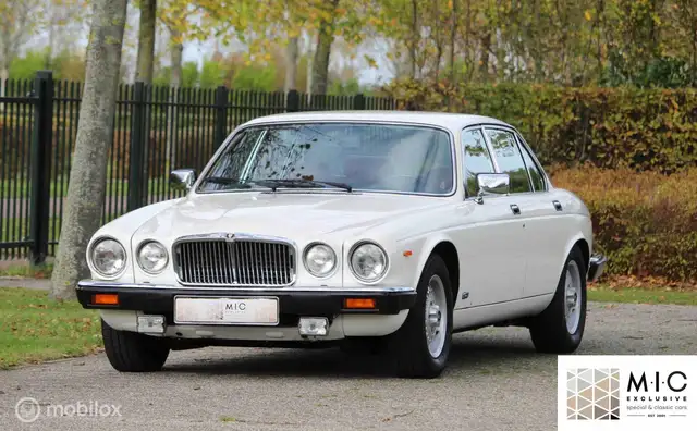 Jaguar XJ 4.2 | origineel 98.000 km | Tudor White on Red