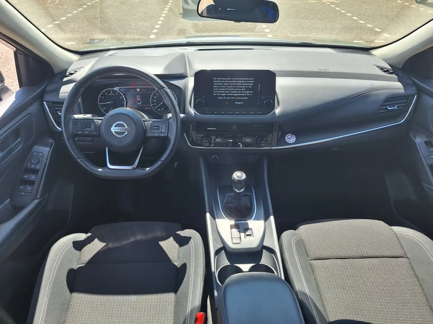 Nissan Qashqai 1.3 MHEV NAVI/360 CAMERA/ STOEL+VOORRUIT+STUURVERW Gris - 2
