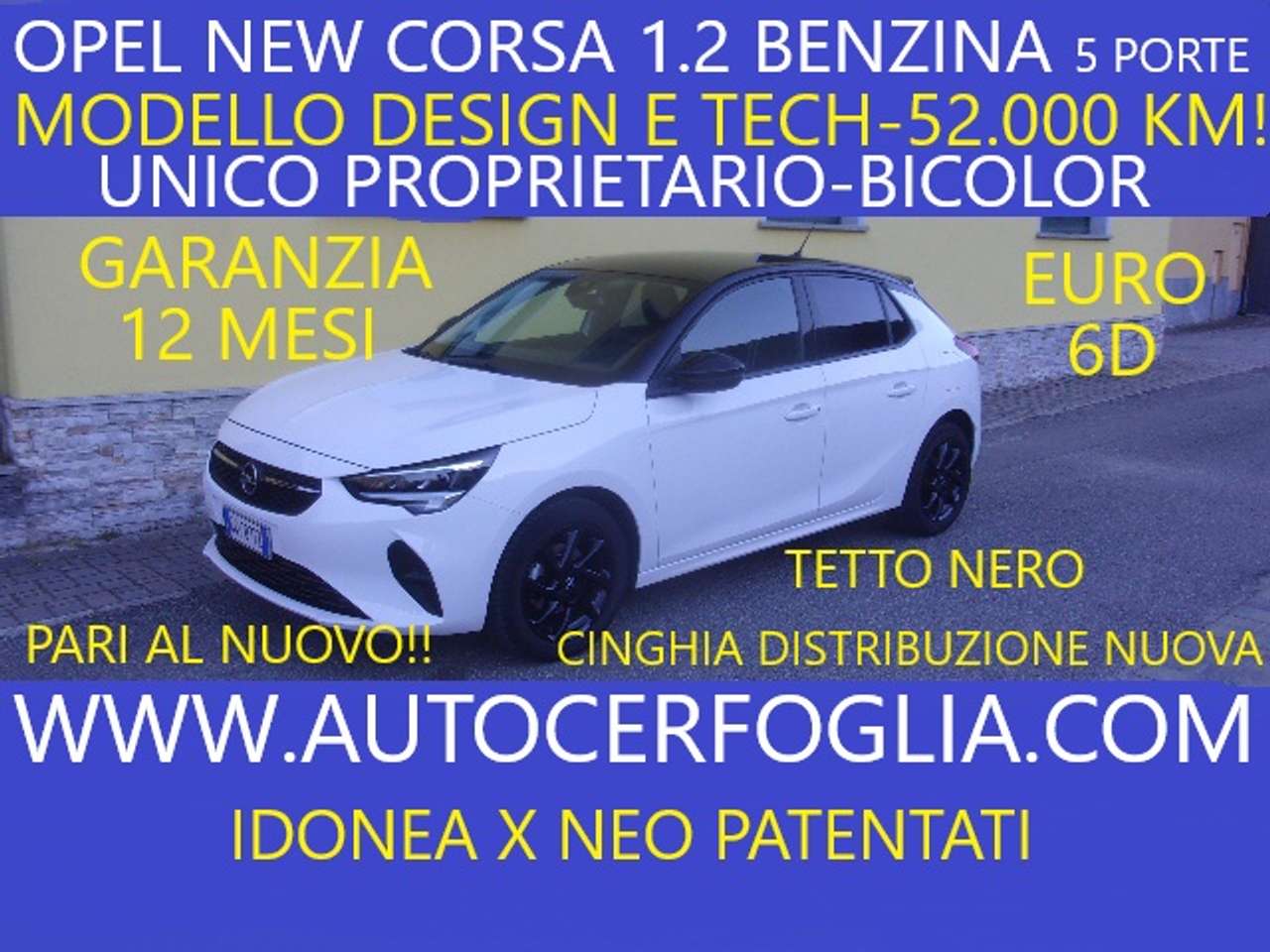 Opel Corsa VI  1.2  Design & Tech-SOLO 52.981 KM !!