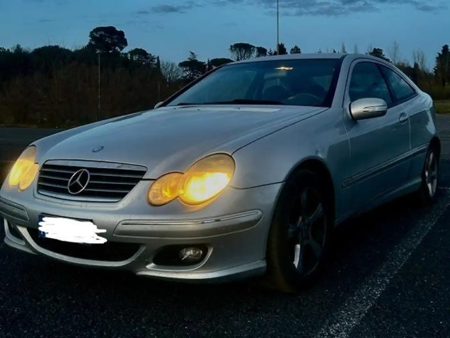 Mercedes-Benz C 200 Classe C Sportcoupe Argento - 1