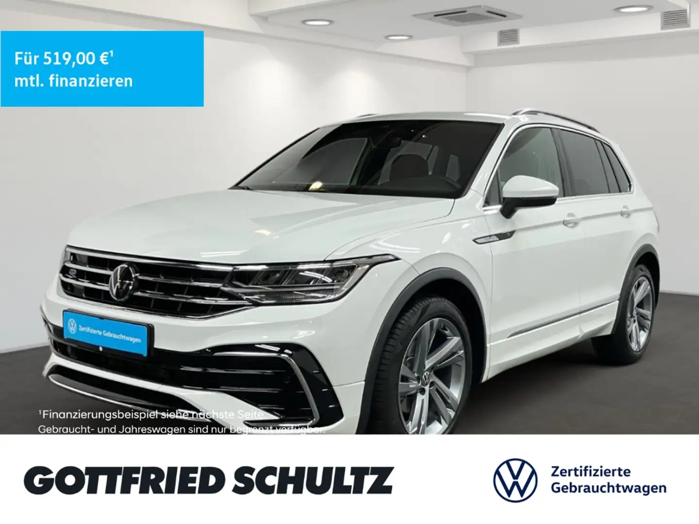 Volkswagen Tiguan 1.5 TSI DSG LED NAV PAN ACC R-Line Weiß - 1