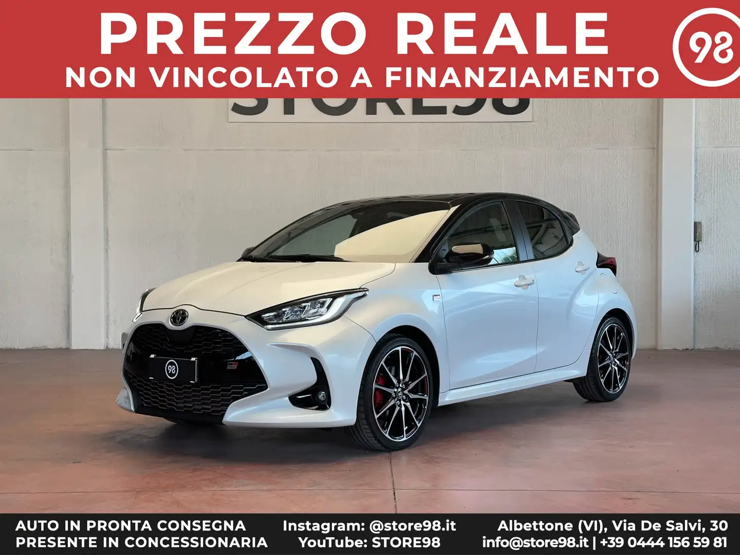 Toyota Yaris 1.5 Gr Sport *NEOPATENTATI/GARANZIA 5 ANNI* Blanco - 1