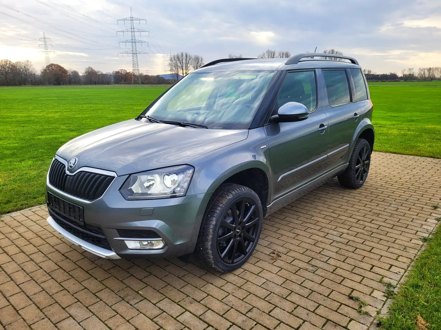 Skoda Yeti Yeti 2.0 TDI 4x4 DSG Drive (+ Winterreifen) Grau - 2