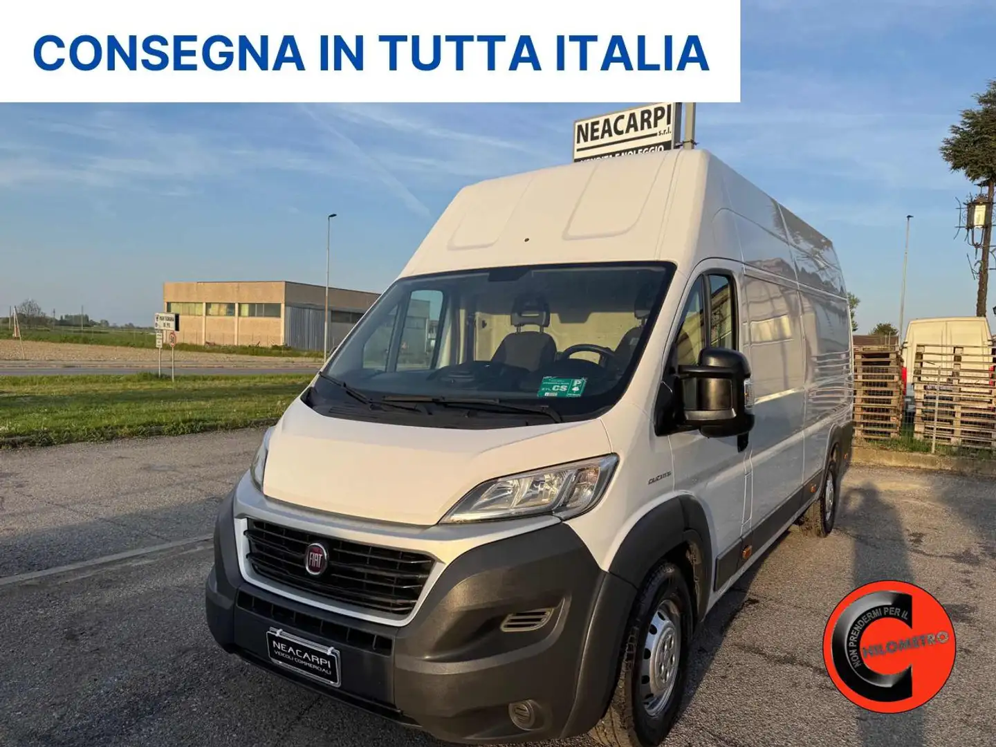 Fiat Ducato 35 MAXI L4H3 2.3 MJT 130 CV E6B SUPERALTO-CLIMA- Bianco - 1