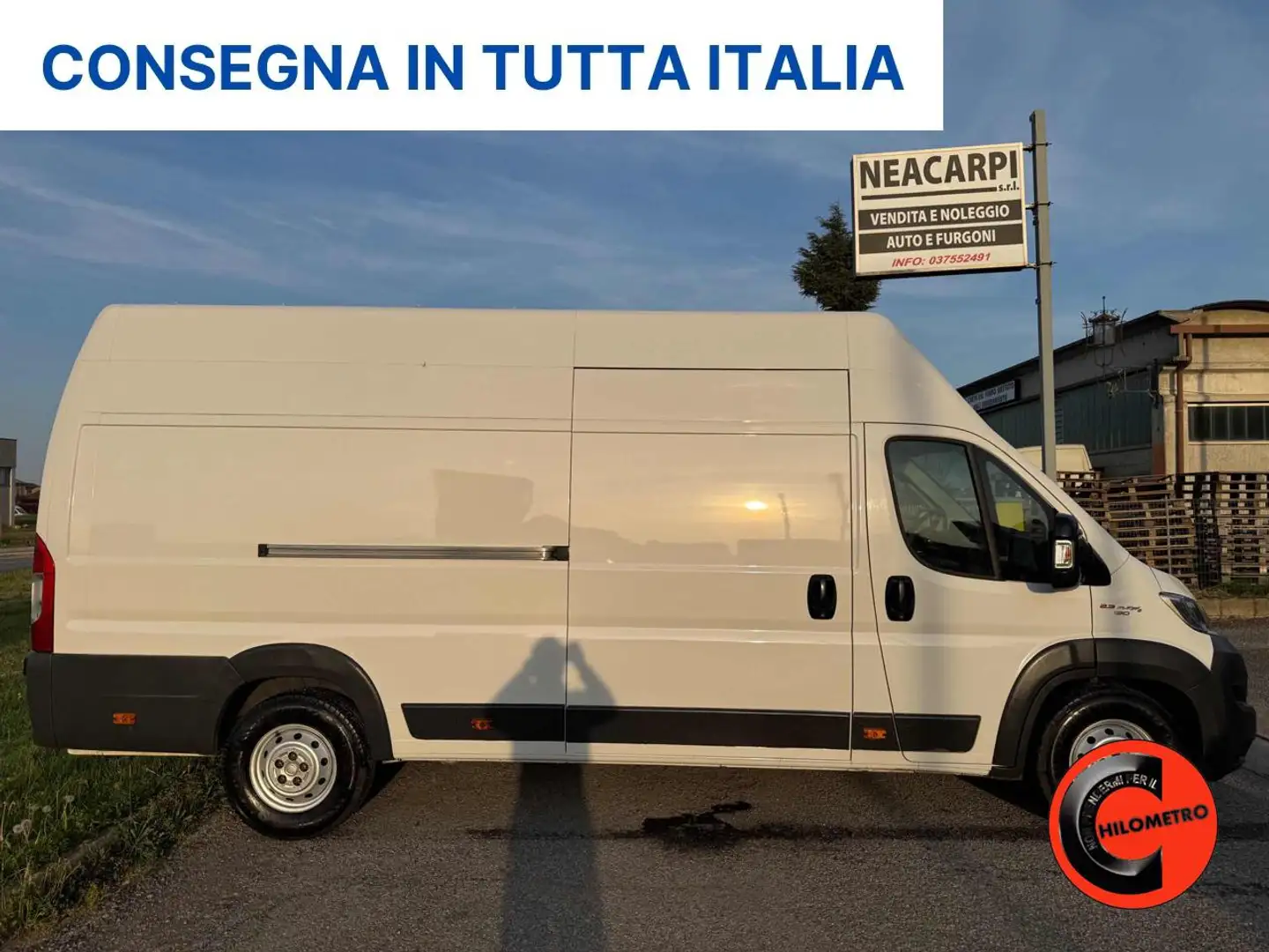Fiat Ducato 35 MAXI L4H3 2.3 MJT 130 CV E6B SUPERALTO-CLIMA- Bianco - 2