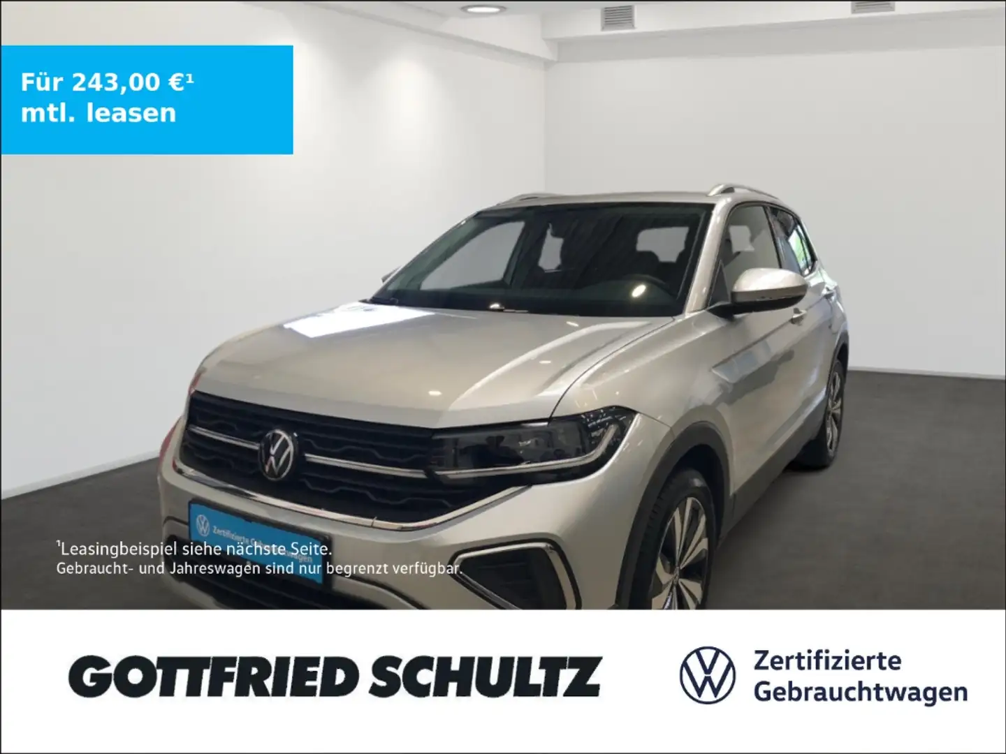 Volkswagen T-Cross STYLE TSI DSG APP LED EPH NAVI SITZHZG Silber - 1