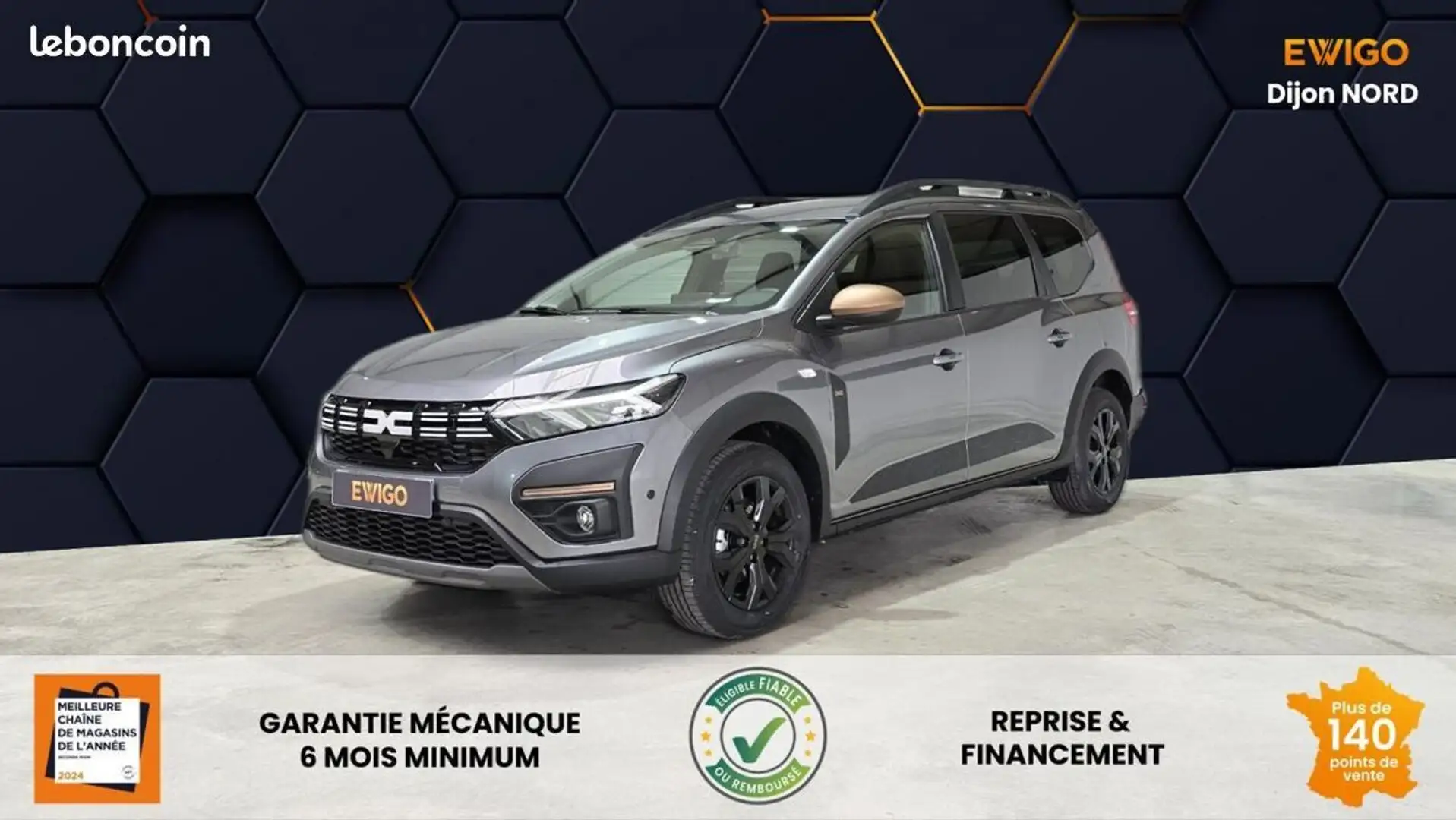 Dacia Jogger 1.0 TCE 110CV BVM6 7PL EXTREME 17 592HT %2B ANGLES Gris - 1